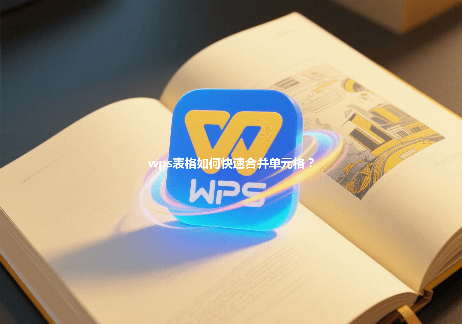 wps表格如何快速合并单元格？ 三